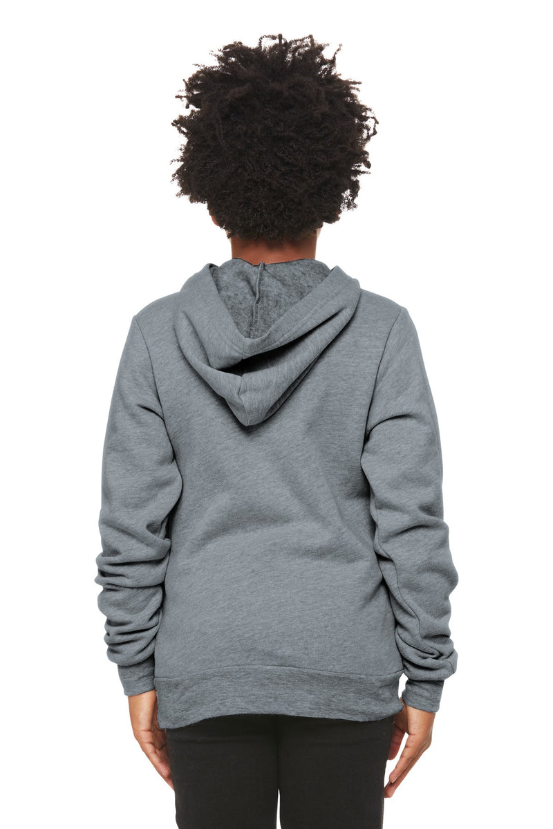 BELLA+CANVAS  Youth Sponge Fleece Pullover Hoodie - Athletic Heather