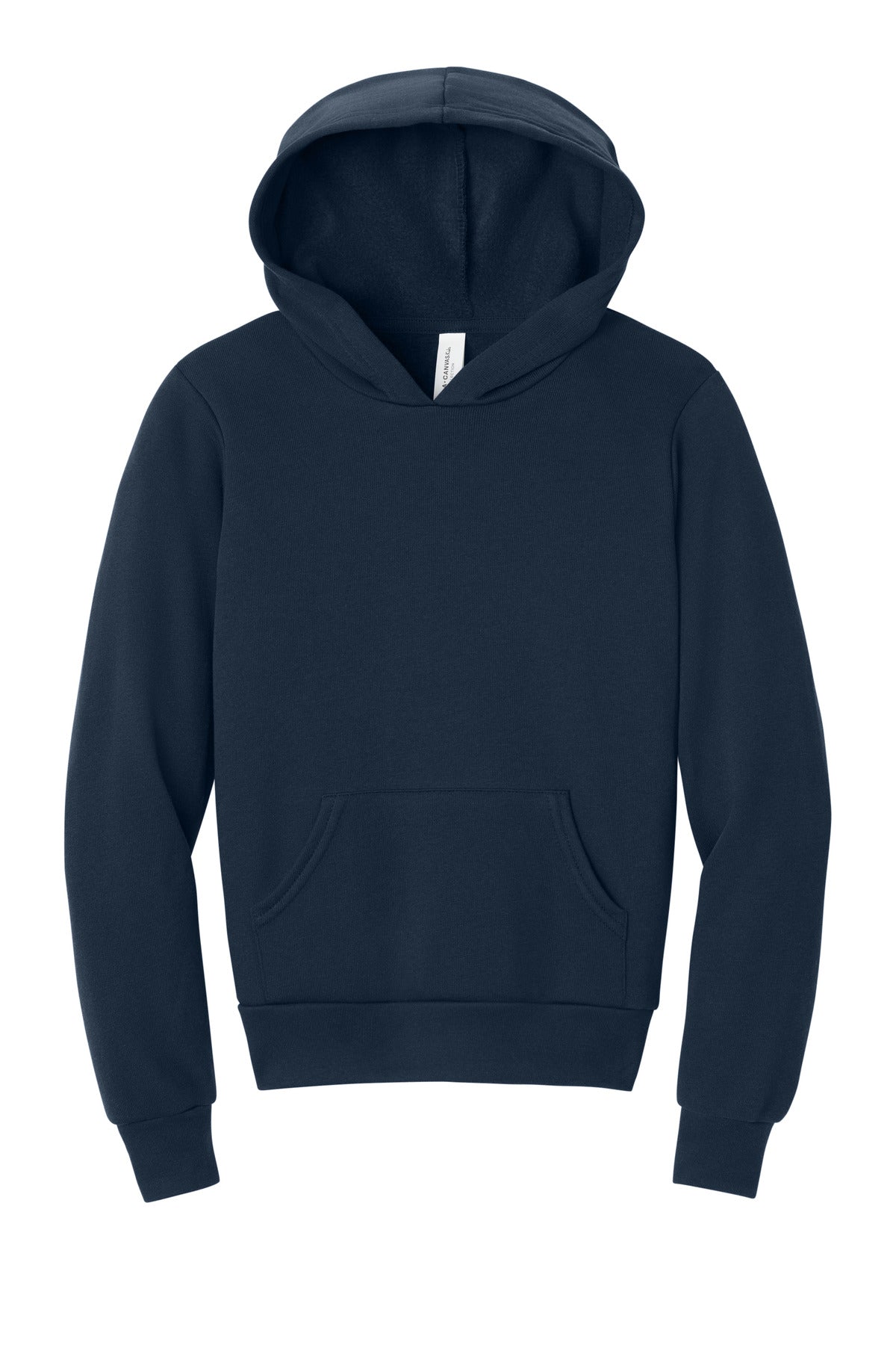 BELLA+CANVAS  Youth Sponge Fleece Pullover Hoodie - Navy