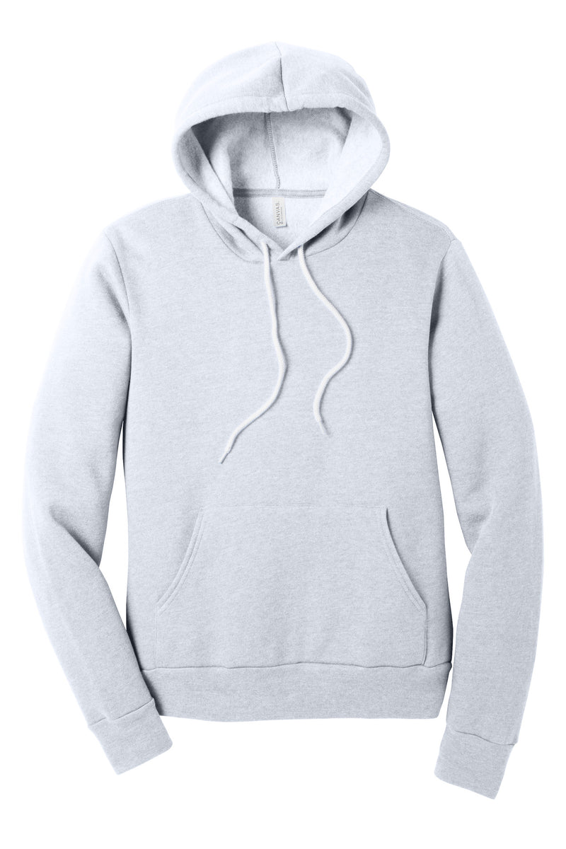 BELLA+CANVAS  Unisex Sponge Fleece Pullover Hoodie - Ash