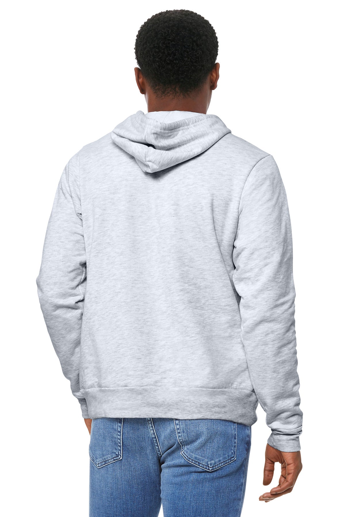 BELLA+CANVAS  Unisex Sponge Fleece Pullover Hoodie - Ash