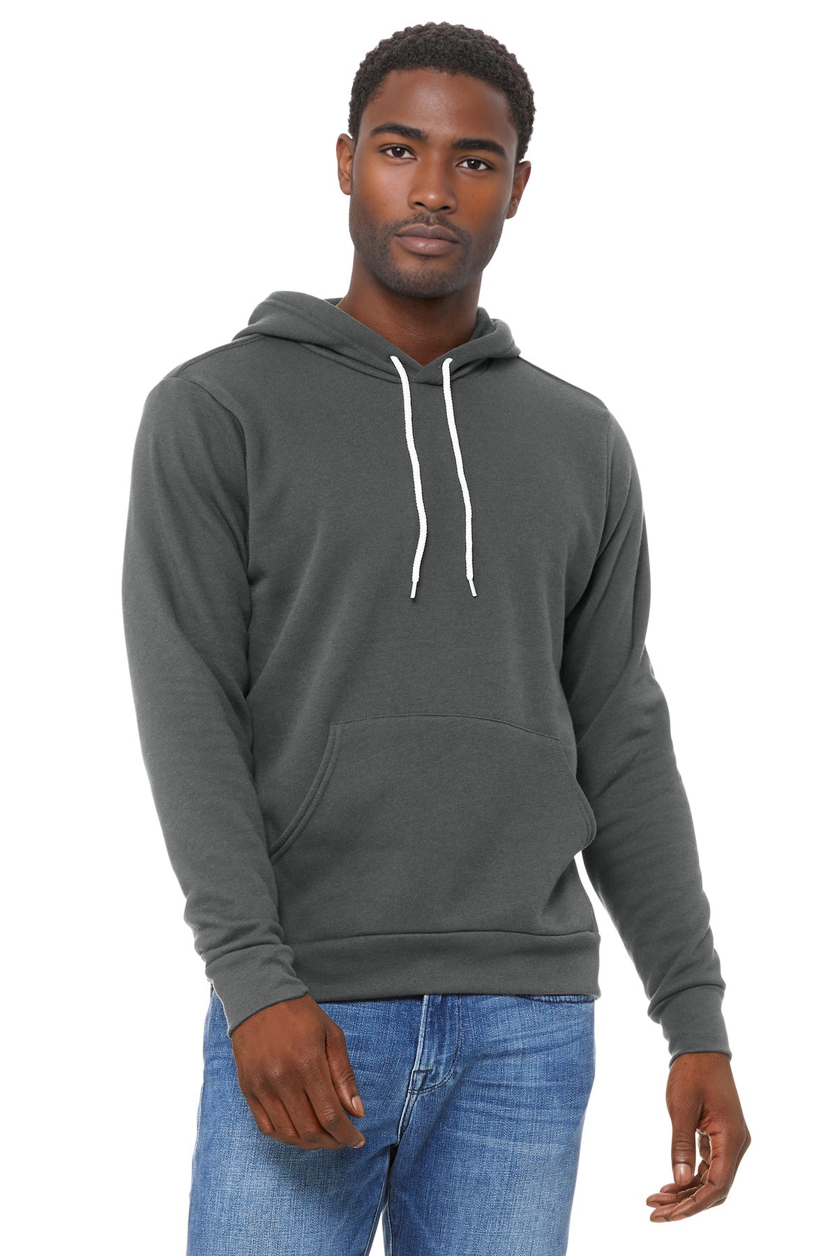 BELLA+CANVAS  Unisex Sponge Fleece Pullover Hoodie - Asphalt