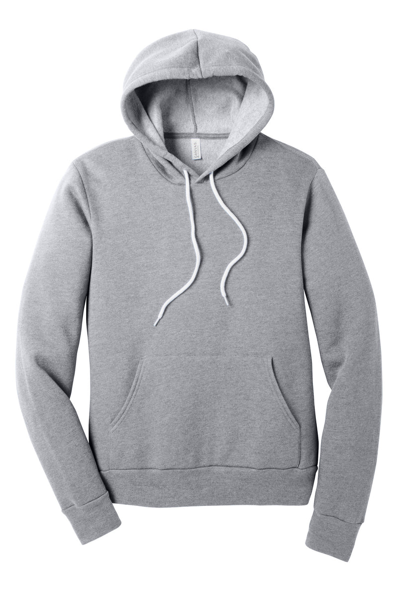 BELLA+CANVAS  Unisex Sponge Fleece Pullover Hoodie - Athletic Heather