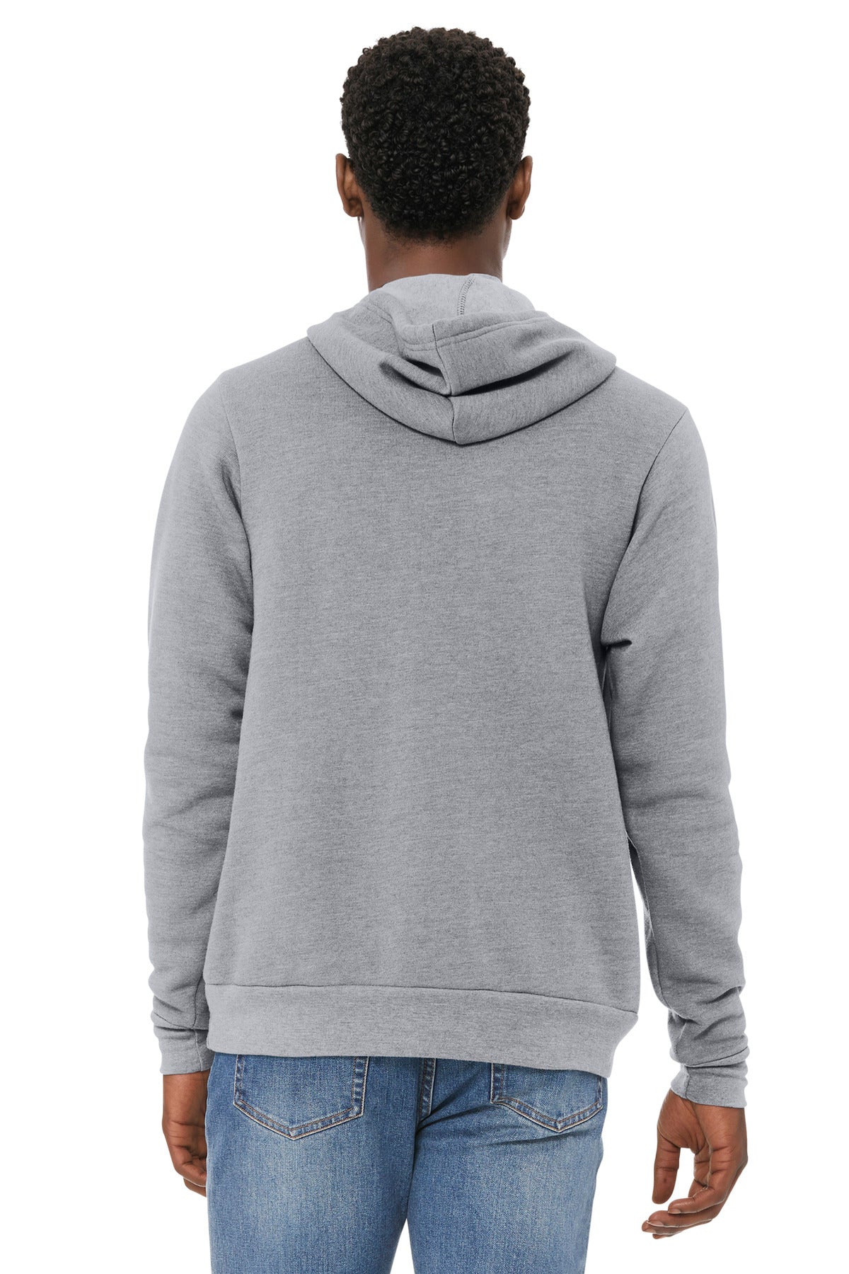 BELLA+CANVAS  Unisex Sponge Fleece Pullover Hoodie - Athletic Heather