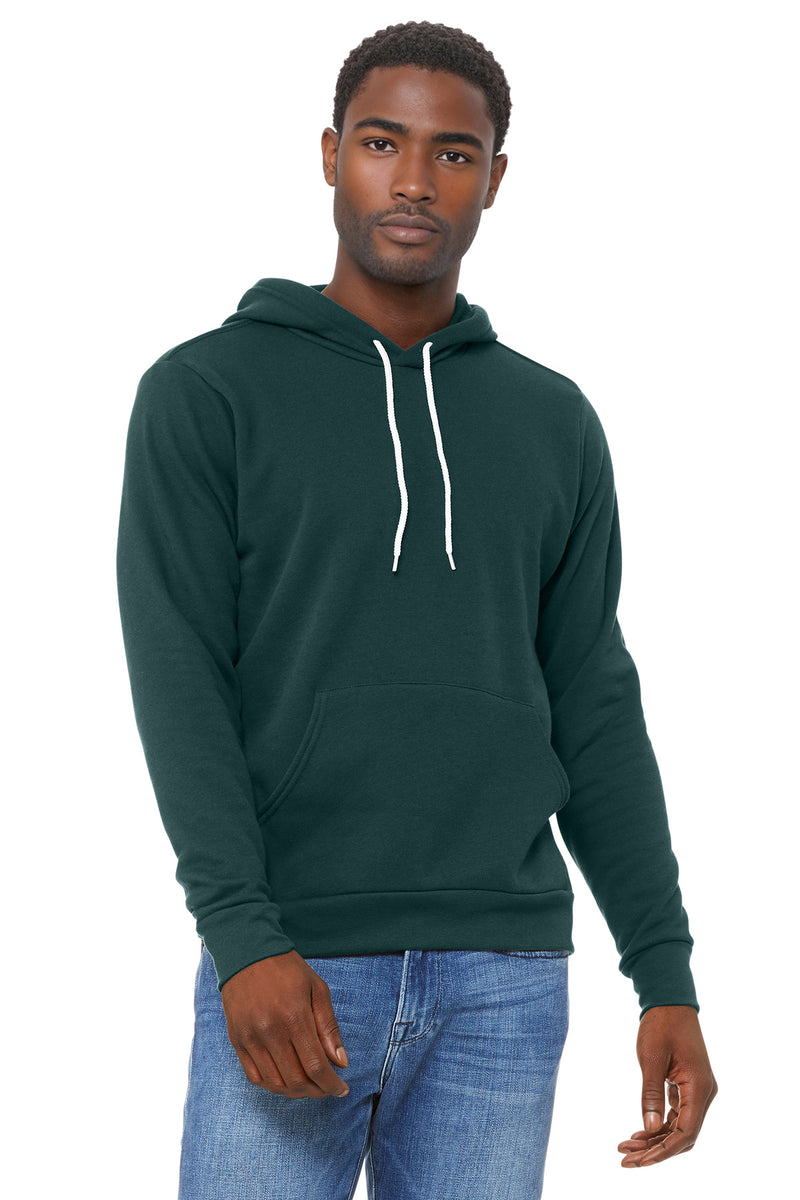 BELLA+CANVAS  Unisex Sponge Fleece Pullover Hoodie - Atlantic