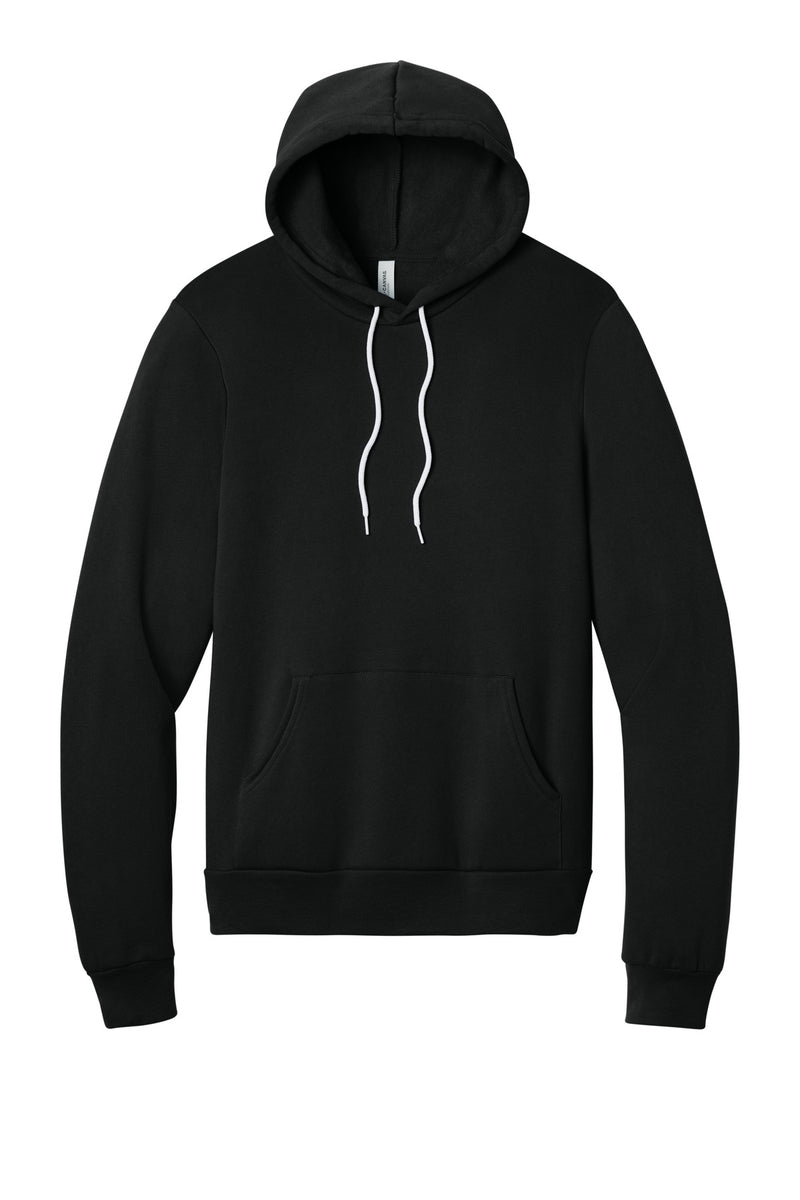 BELLA+CANVAS  Unisex Sponge Fleece Pullover Hoodie - Black