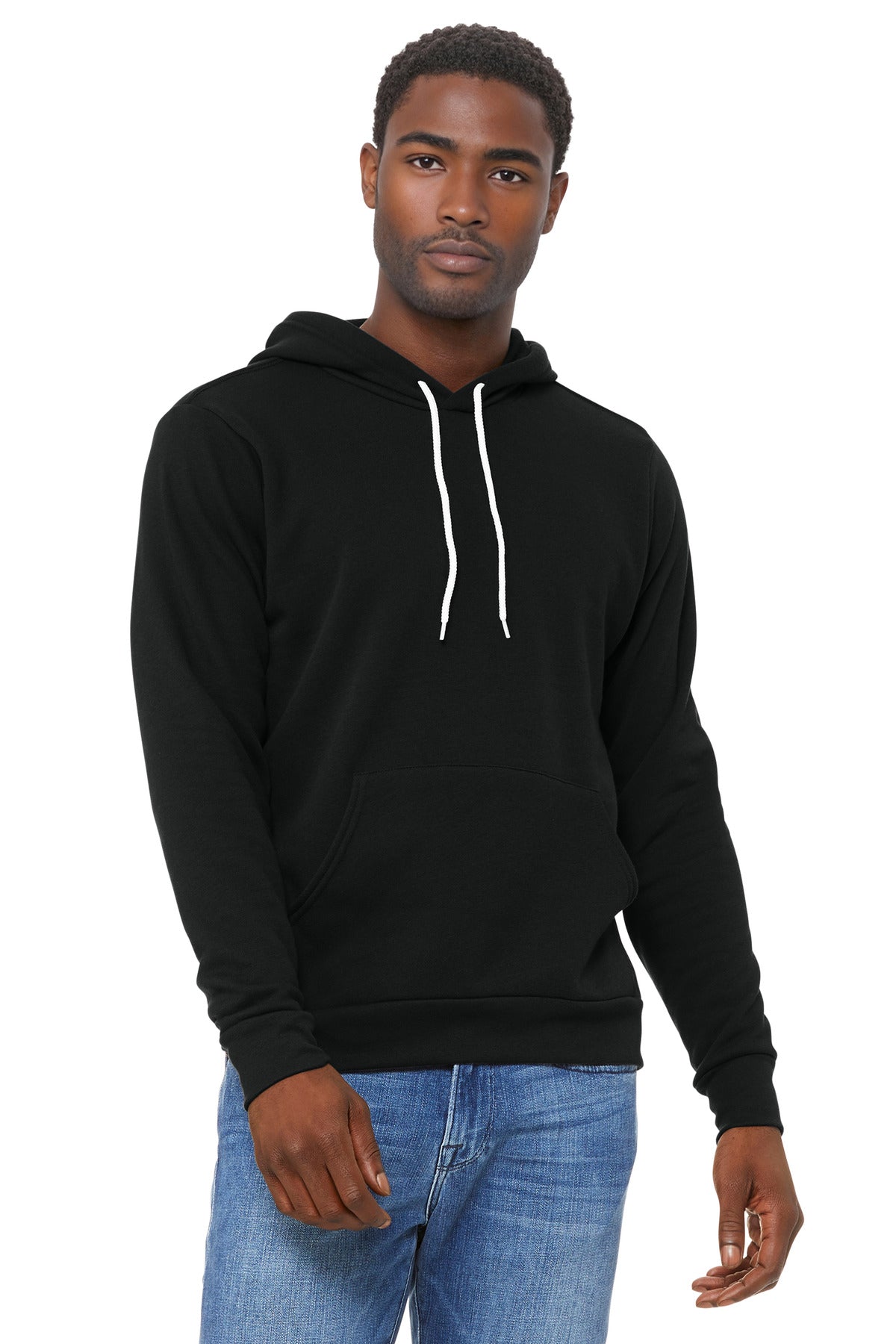BELLA+CANVAS  Unisex Sponge Fleece Pullover Hoodie - Black
