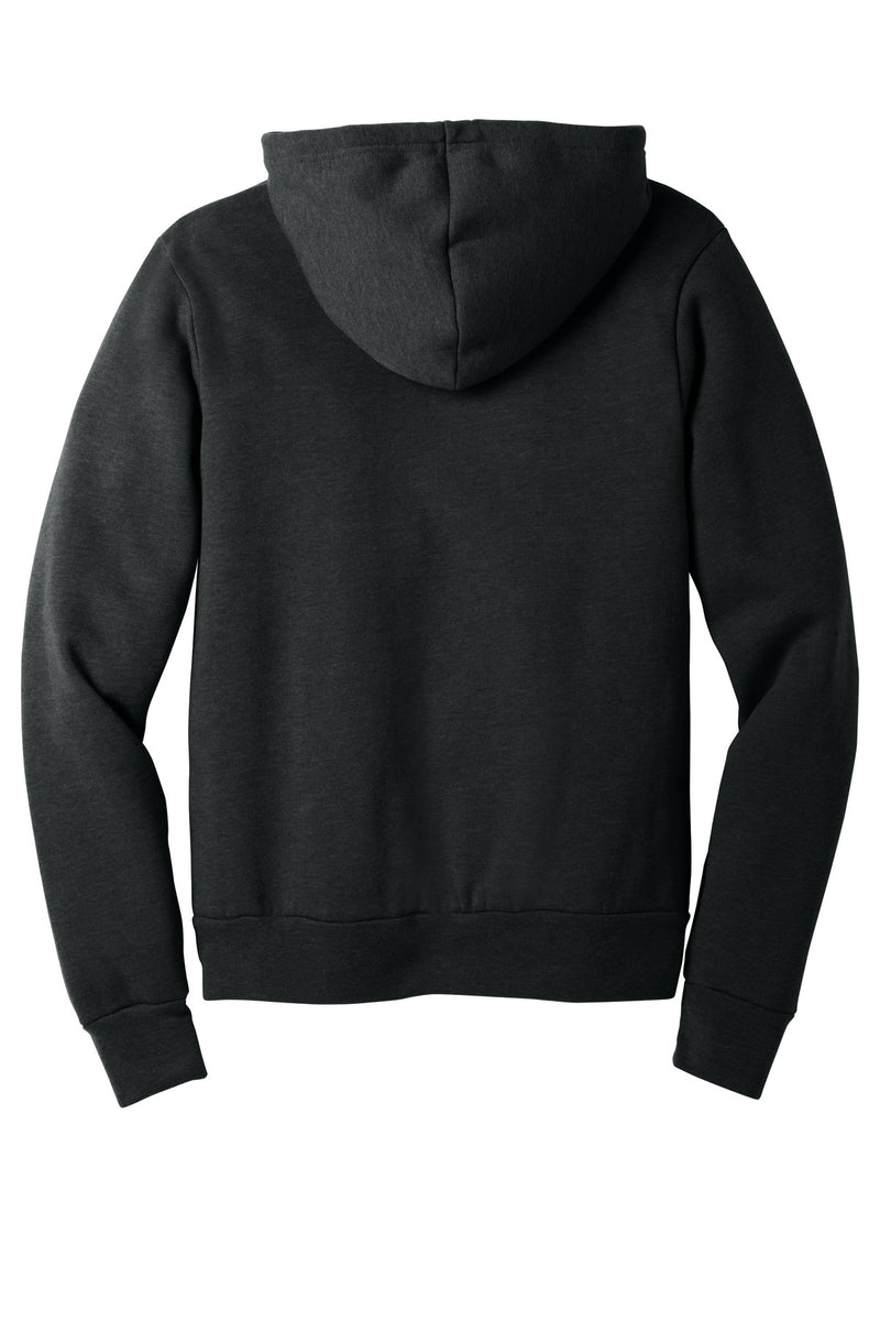 BELLA+CANVAS  Unisex Sponge Fleece Pullover Hoodie - Black Heather