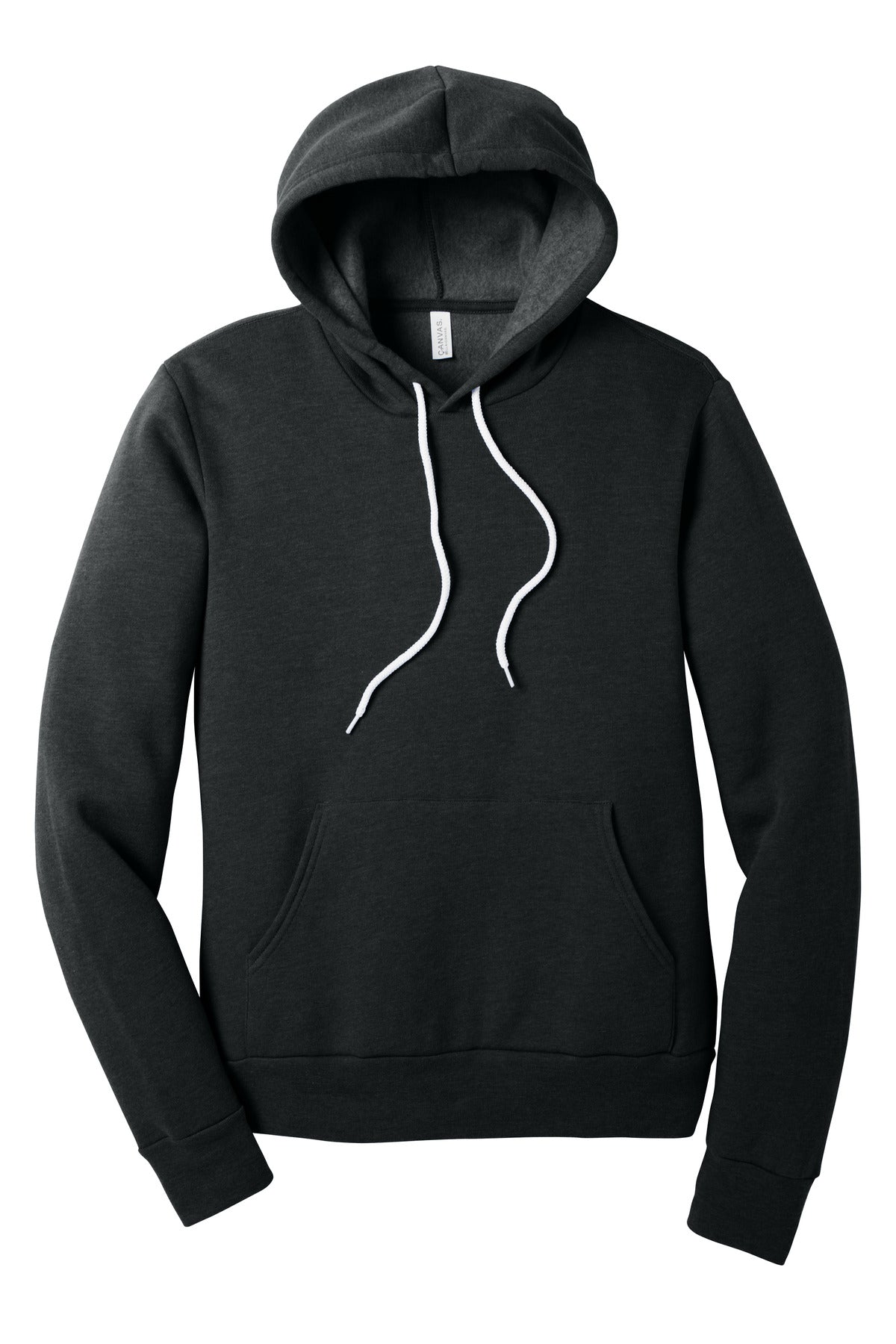 BELLA+CANVAS  Unisex Sponge Fleece Pullover Hoodie - Black Heather