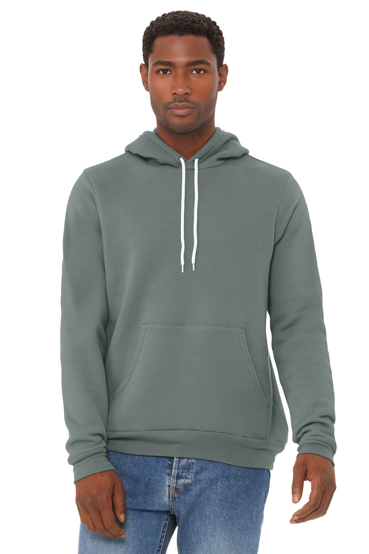 BELLA+CANVAS  Unisex Sponge Fleece Pullover Hoodie - Blue Storm