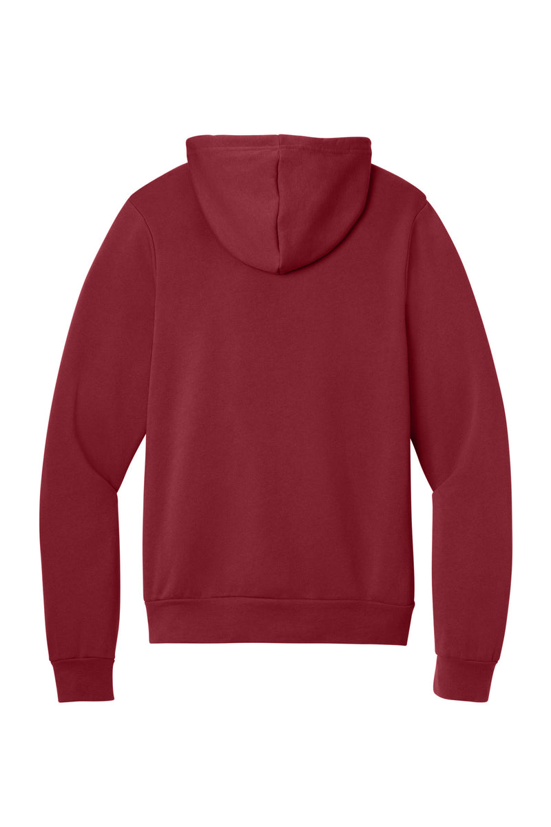 BELLA+CANVAS  Unisex Sponge Fleece Pullover Hoodie - Cardinal