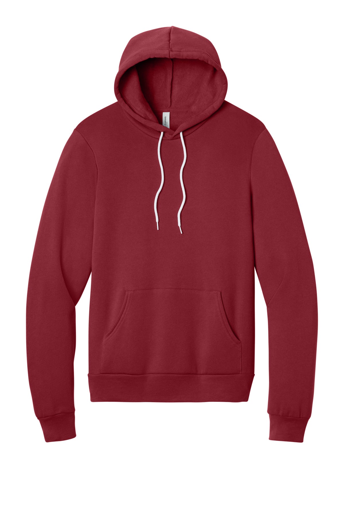 BELLA+CANVAS  Unisex Sponge Fleece Pullover Hoodie - Cardinal
