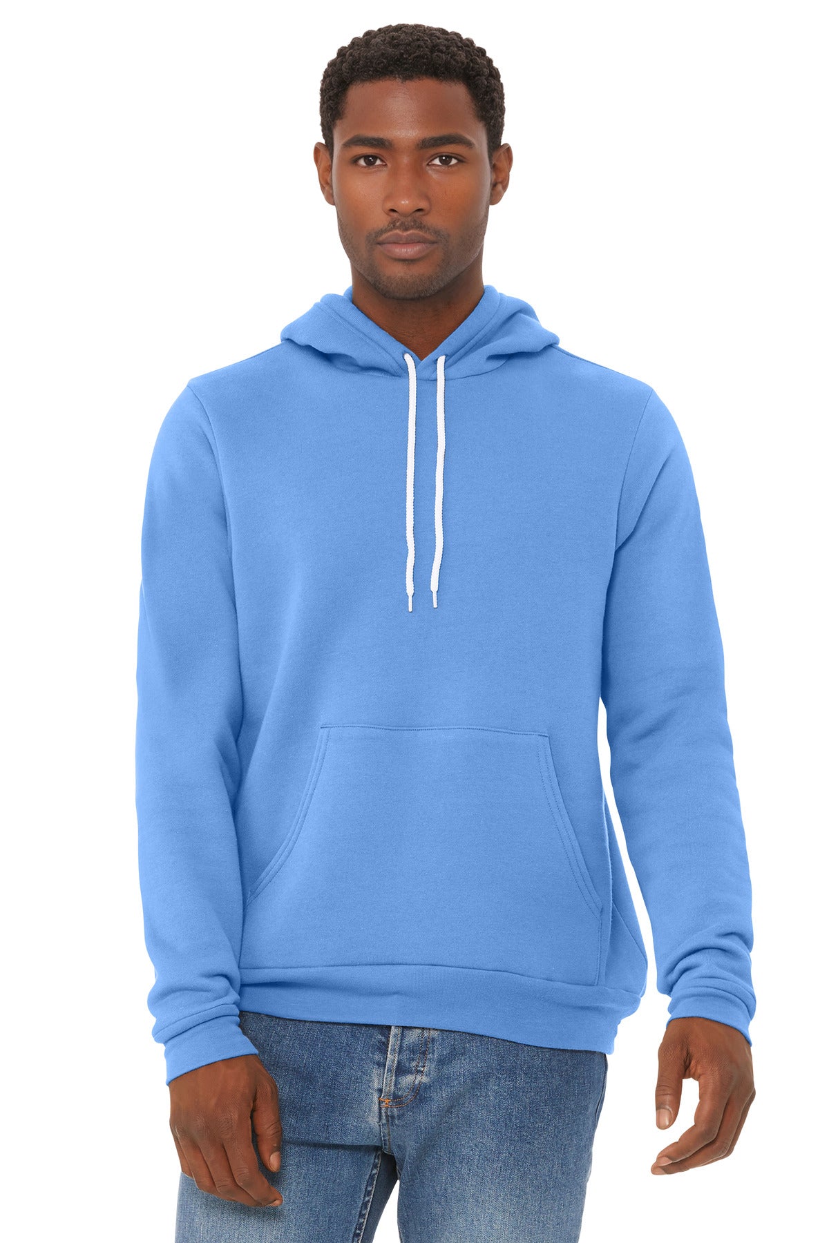 BELLA+CANVAS  Unisex Sponge Fleece Pullover Hoodie - Carolina Blue
