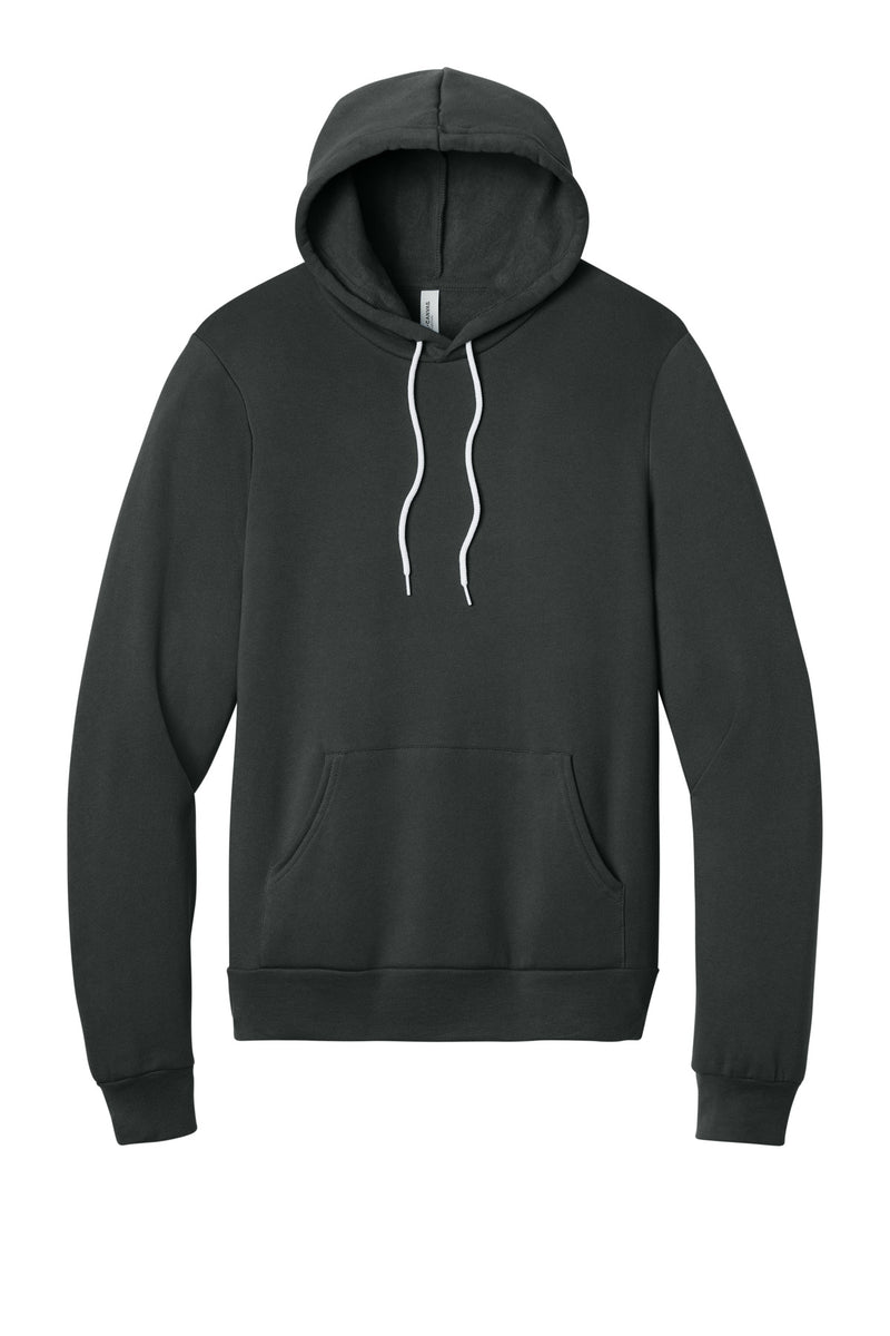 BELLA+CANVAS  Unisex Sponge Fleece Pullover Hoodie - Dark Grey