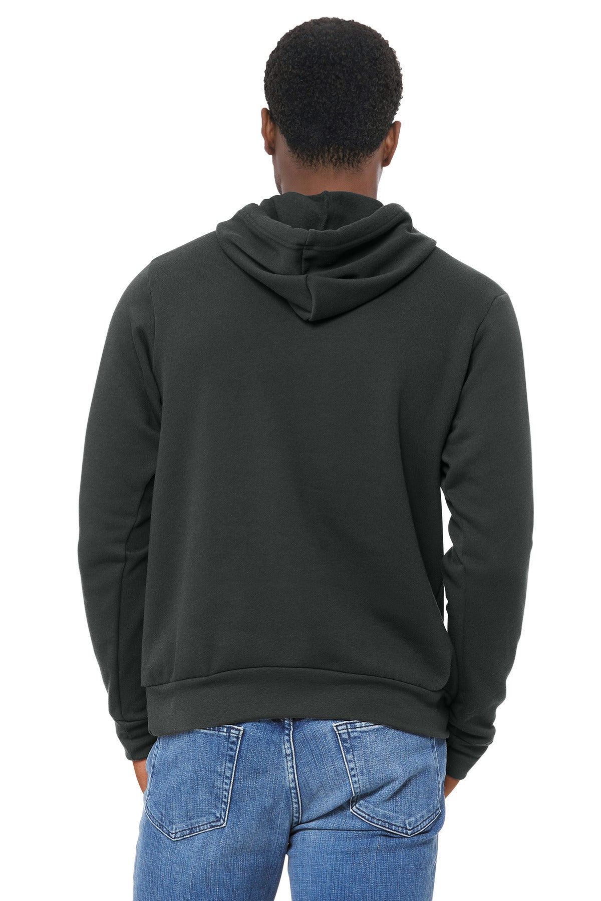 BELLA+CANVAS  Unisex Sponge Fleece Pullover Hoodie - Dark Grey
