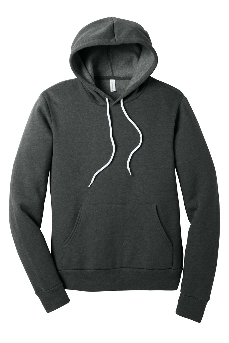 BELLA+CANVAS  Unisex Sponge Fleece Pullover Hoodie - Dark Grey Heather