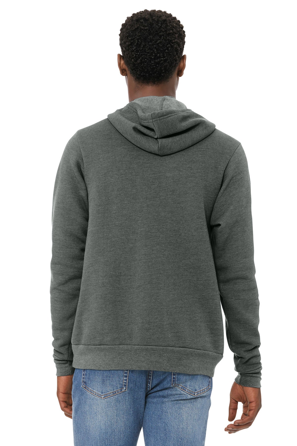 BELLA+CANVAS  Unisex Sponge Fleece Pullover Hoodie - Deep Heather