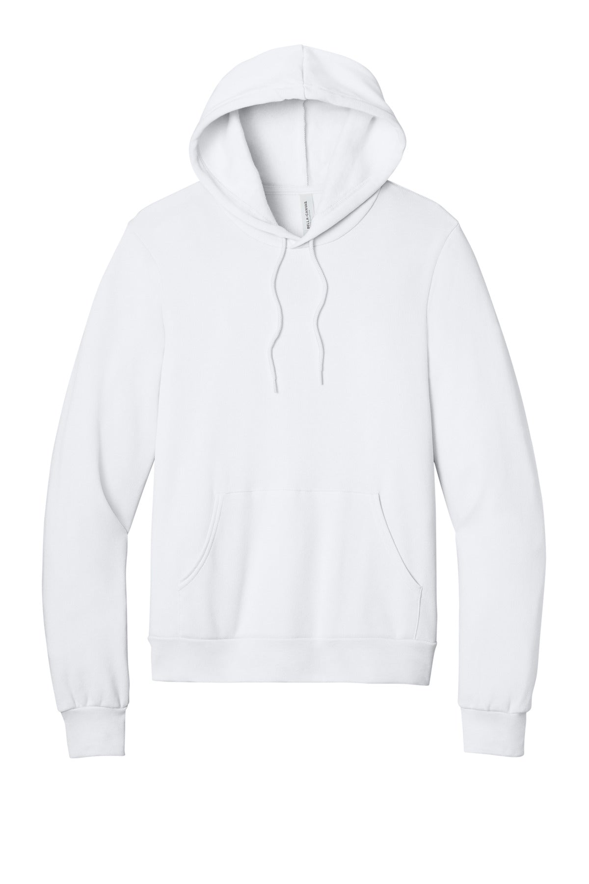 BELLA+CANVAS  Unisex Sponge Fleece Pullover Hoodie - DTG White