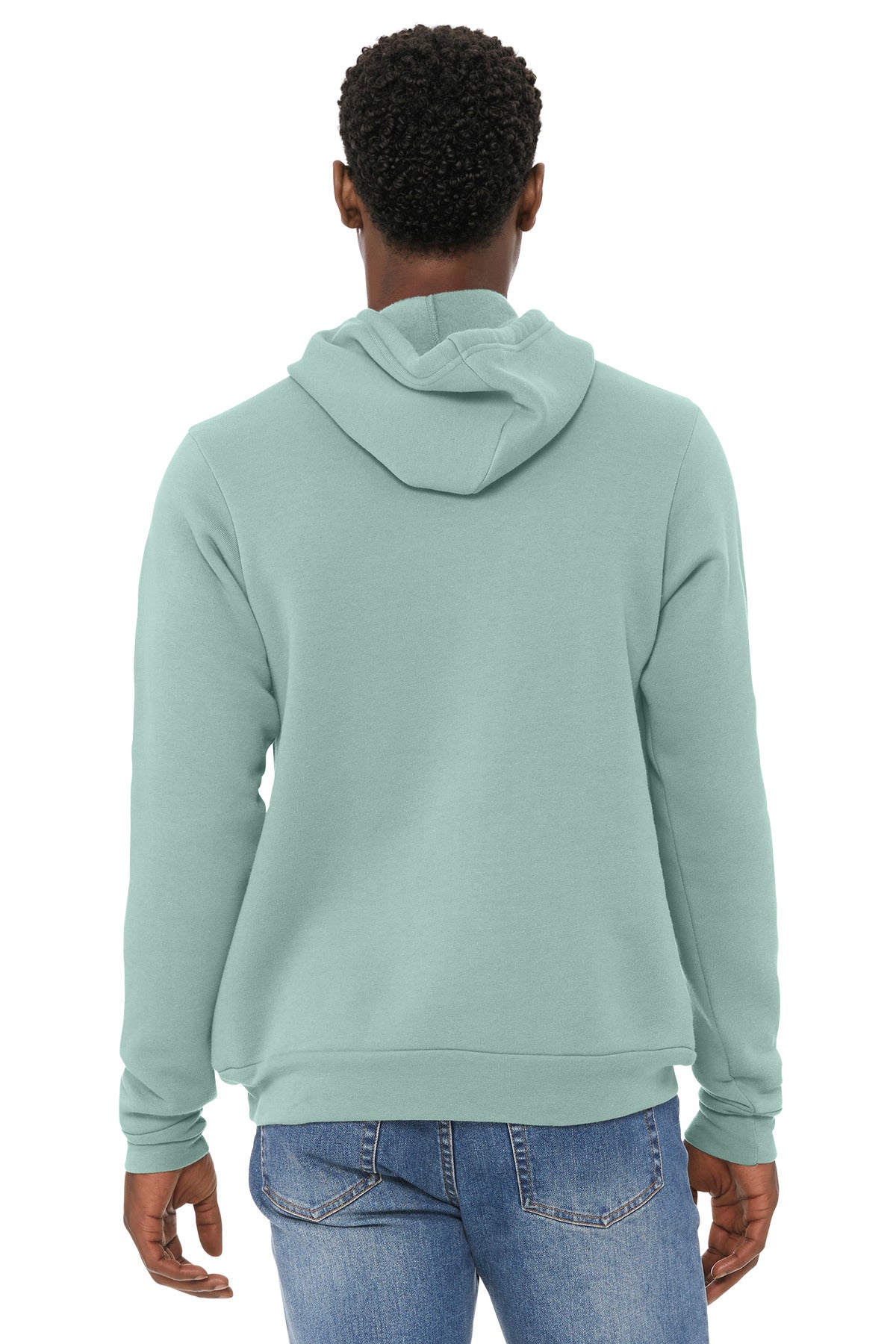 BELLA+CANVAS  Unisex Sponge Fleece Pullover Hoodie - Dusty Blue
