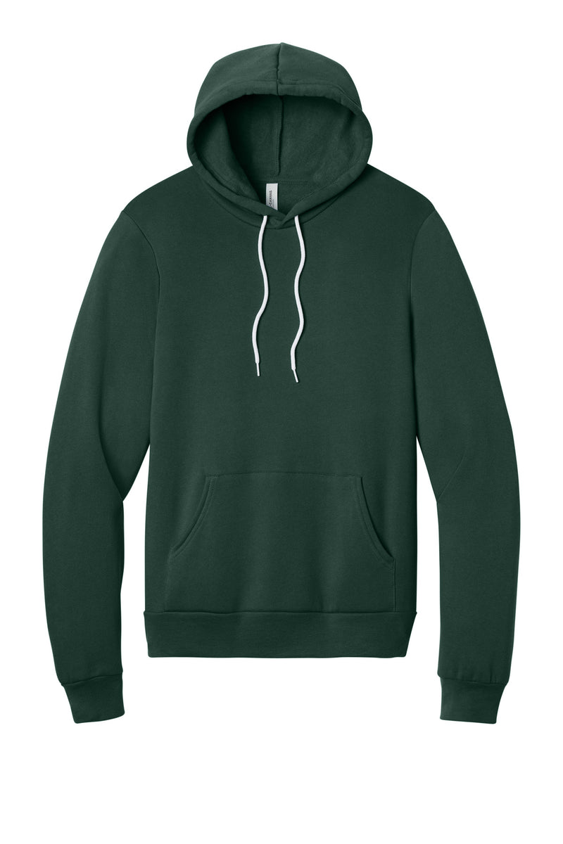 BELLA+CANVAS  Unisex Sponge Fleece Pullover Hoodie - Forest