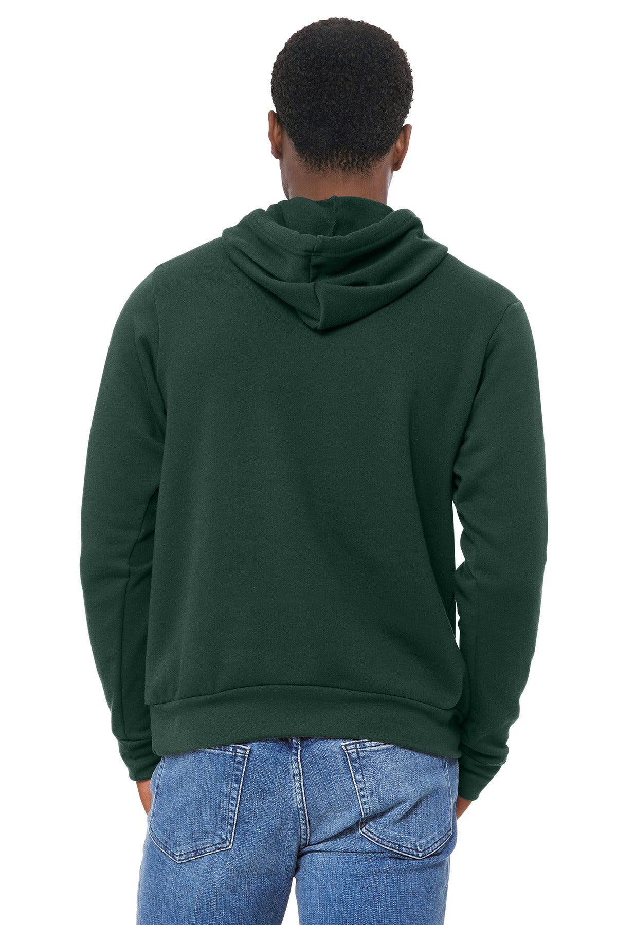 BELLA+CANVAS  Unisex Sponge Fleece Pullover Hoodie - Forest