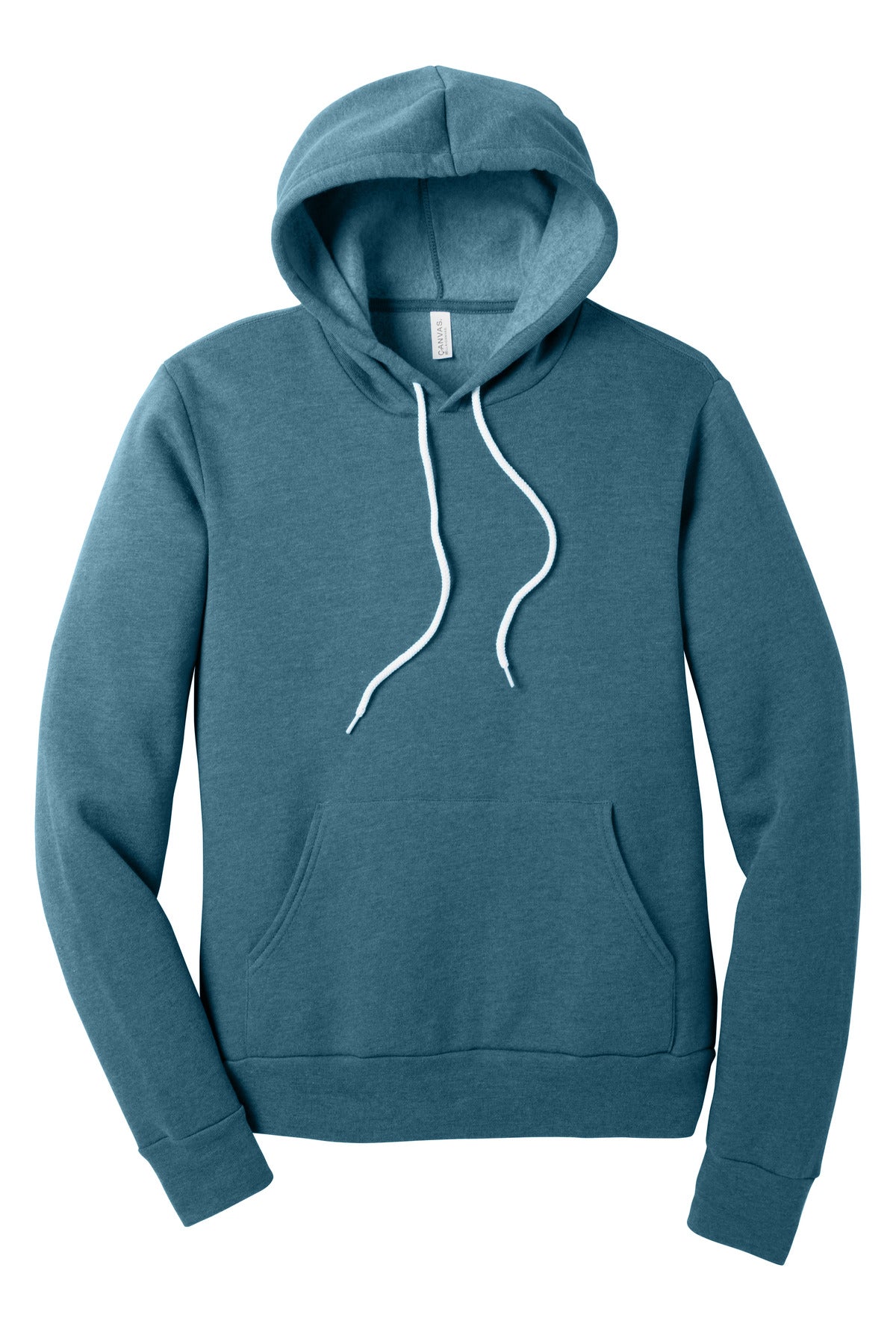 BELLA+CANVAS  Unisex Sponge Fleece Pullover Hoodie - Heather Deep Teal