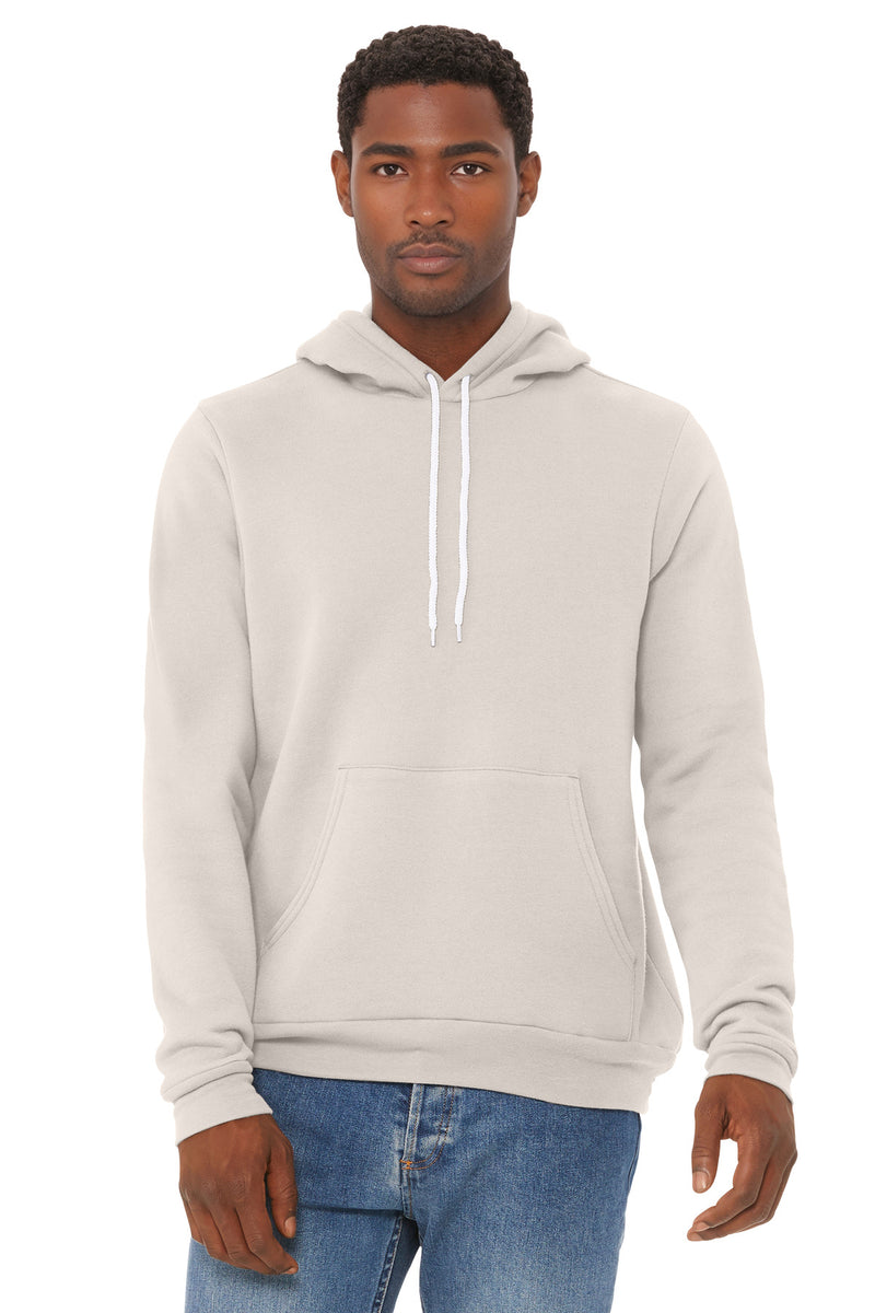 BELLA+CANVAS  Unisex Sponge Fleece Pullover Hoodie - Heather Dust