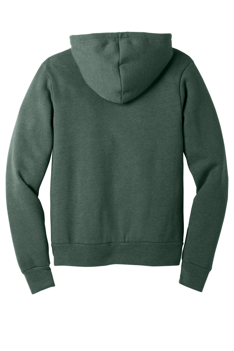 BELLA+CANVAS  Unisex Sponge Fleece Pullover Hoodie - Heather Forest