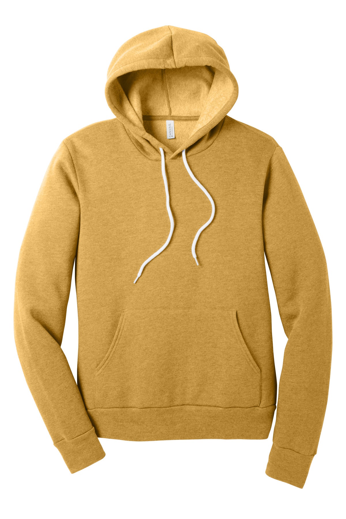 BELLA+CANVAS  Unisex Sponge Fleece Pullover Hoodie - Heather Mustard