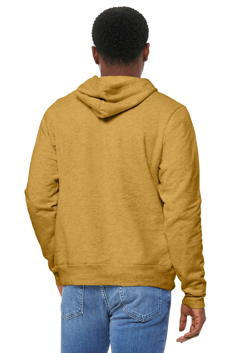 BELLA+CANVAS  Unisex Sponge Fleece Pullover Hoodie - Heather Mustard
