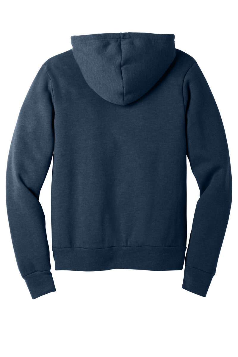 BELLA+CANVAS  Unisex Sponge Fleece Pullover Hoodie - Heather Navy
