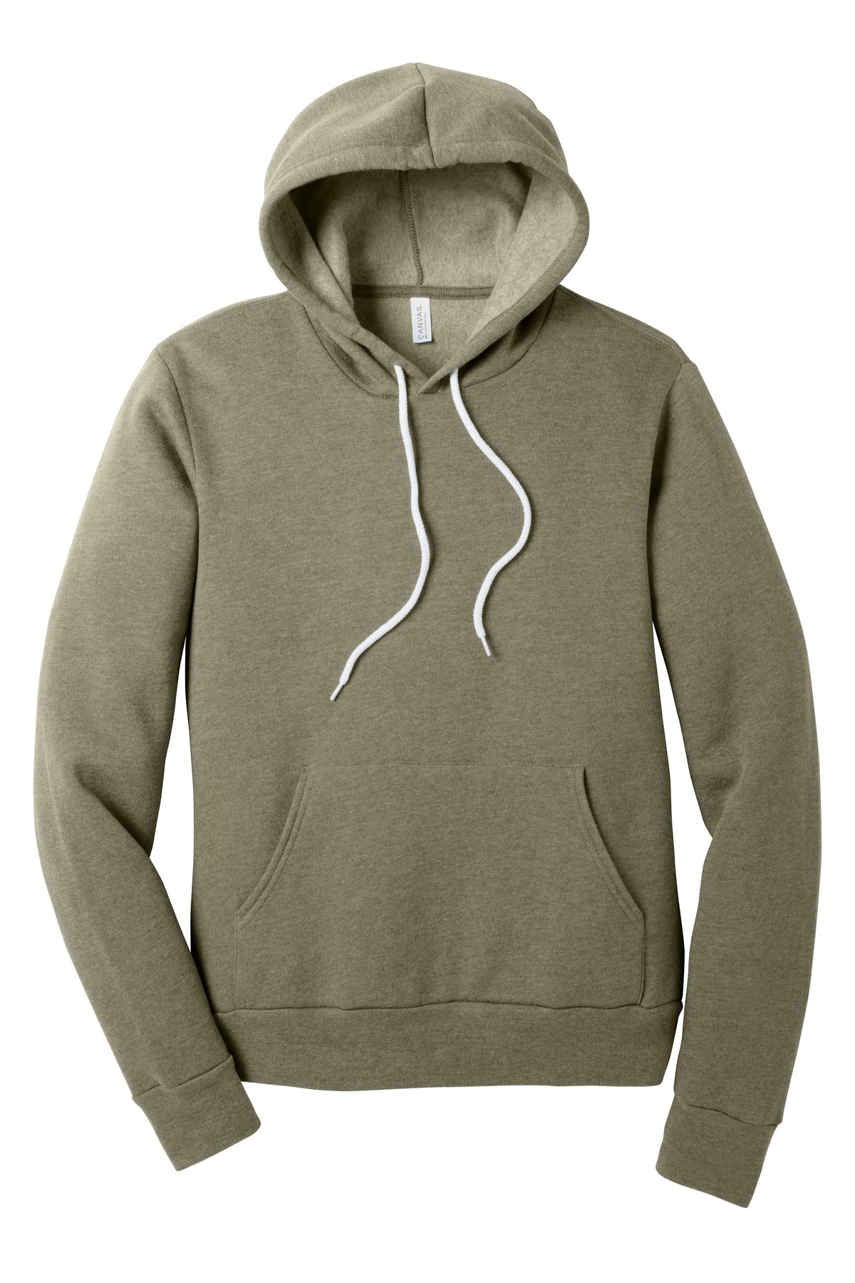 BELLA+CANVAS  Unisex Sponge Fleece Pullover Hoodie - Heather Olive