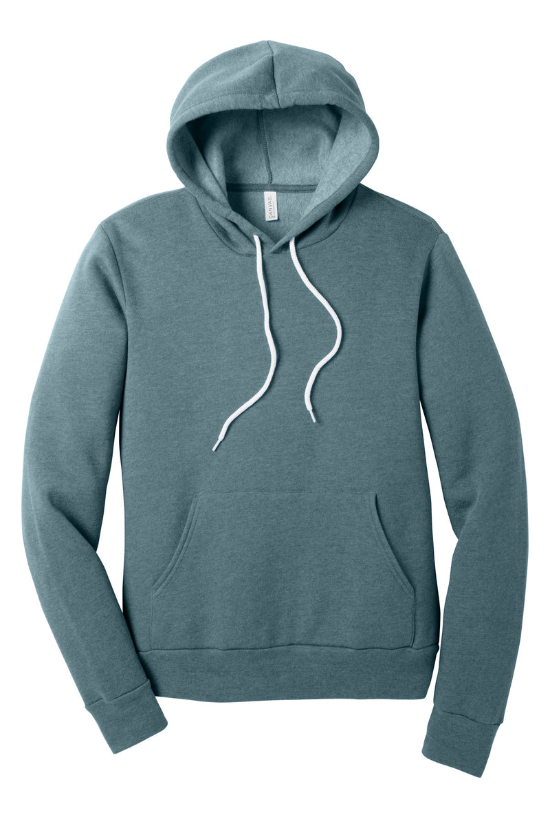 BELLA+CANVAS  Unisex Sponge Fleece Pullover Hoodie - Heather Slate