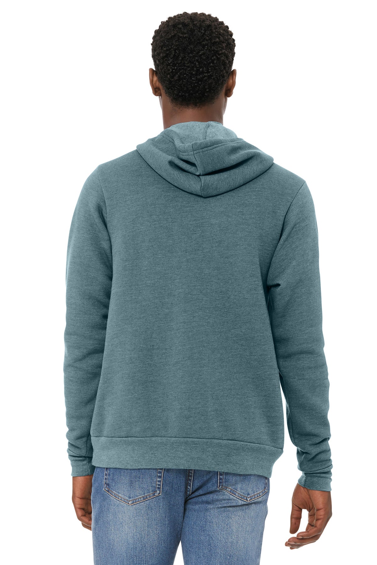 BELLA+CANVAS  Unisex Sponge Fleece Pullover Hoodie - Heather Slate