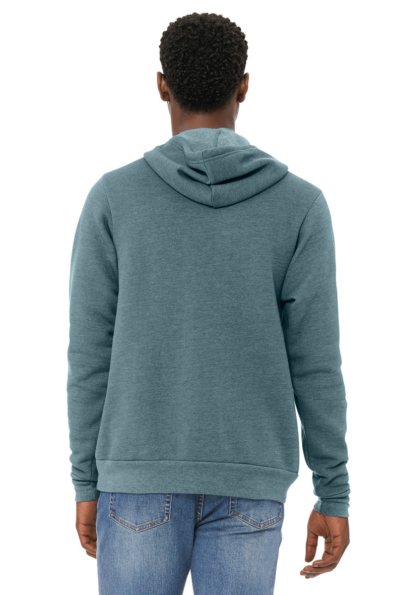 BELLA+CANVAS  Unisex Sponge Fleece Pullover Hoodie - Heather Slate