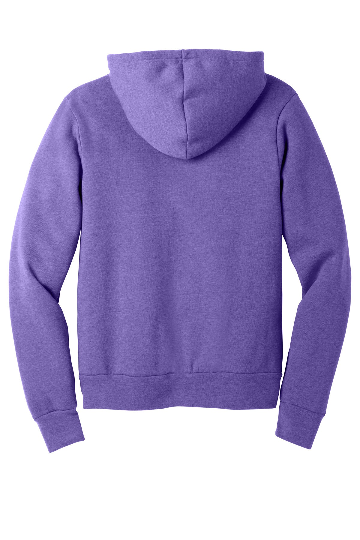 BELLA+CANVAS  Unisex Sponge Fleece Pullover Hoodie - Heather Team Purple