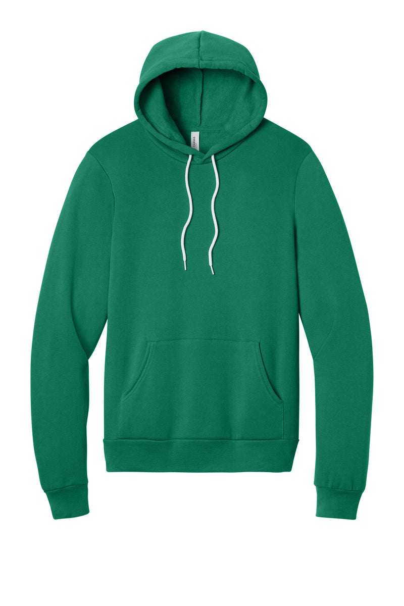 BELLA+CANVAS  Unisex Sponge Fleece Pullover Hoodie - Kelly