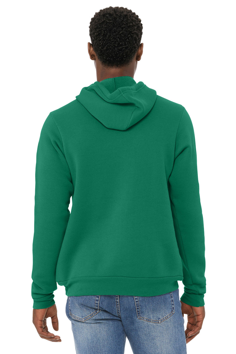 BELLA+CANVAS  Unisex Sponge Fleece Pullover Hoodie - Kelly