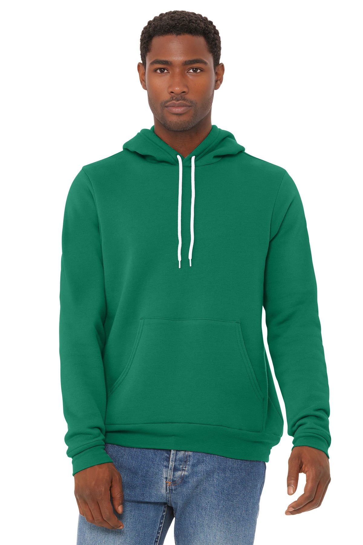 BELLA+CANVAS  Unisex Sponge Fleece Pullover Hoodie - Kelly
