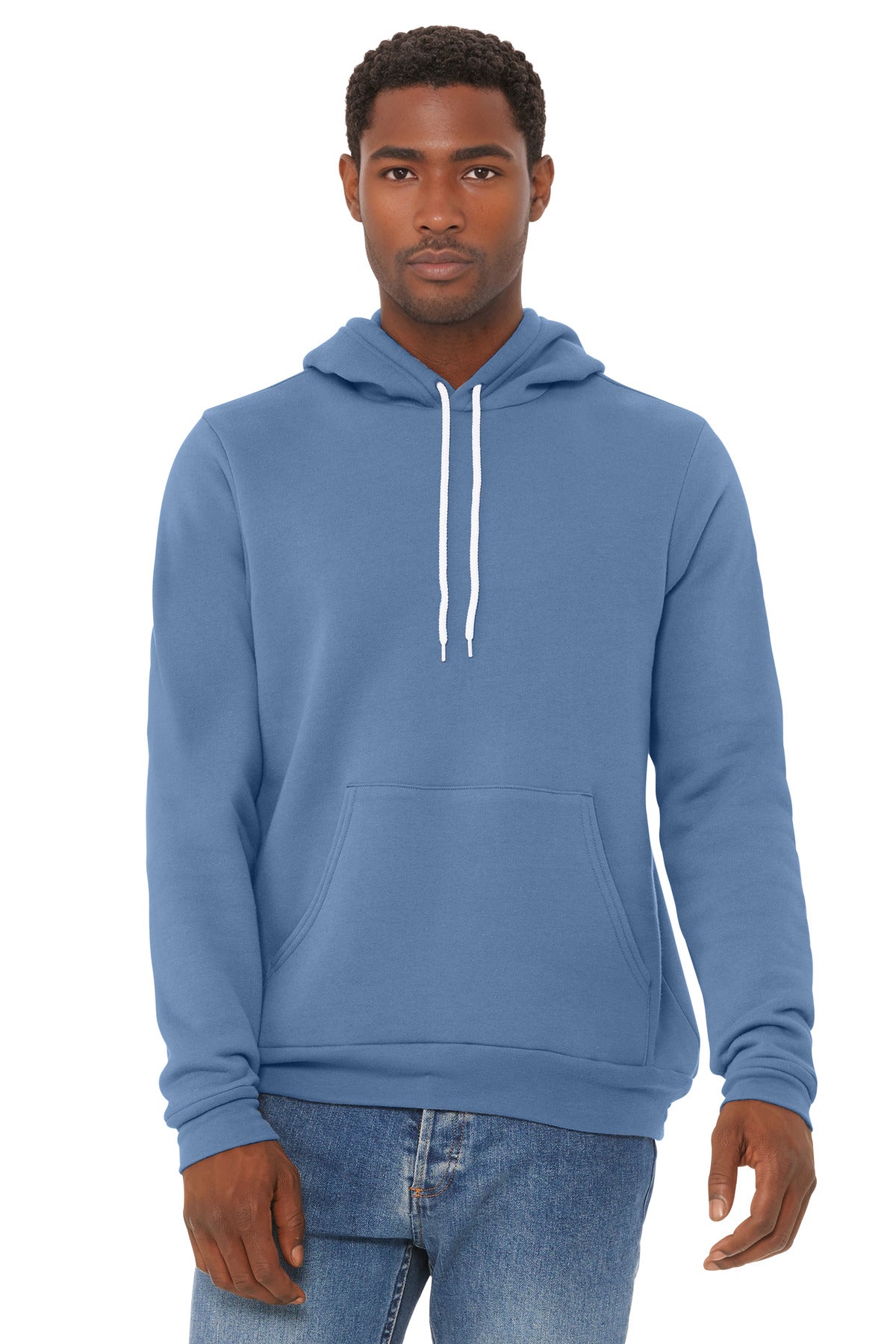BELLA+CANVAS  Unisex Sponge Fleece Pullover Hoodie - Lavender Blue