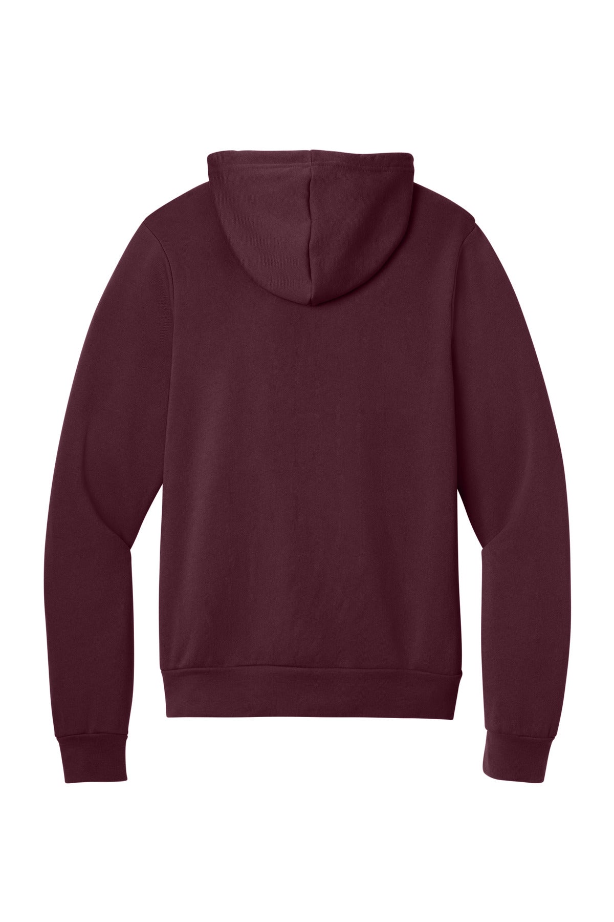 BELLA+CANVAS  Unisex Sponge Fleece Pullover Hoodie - Maroon