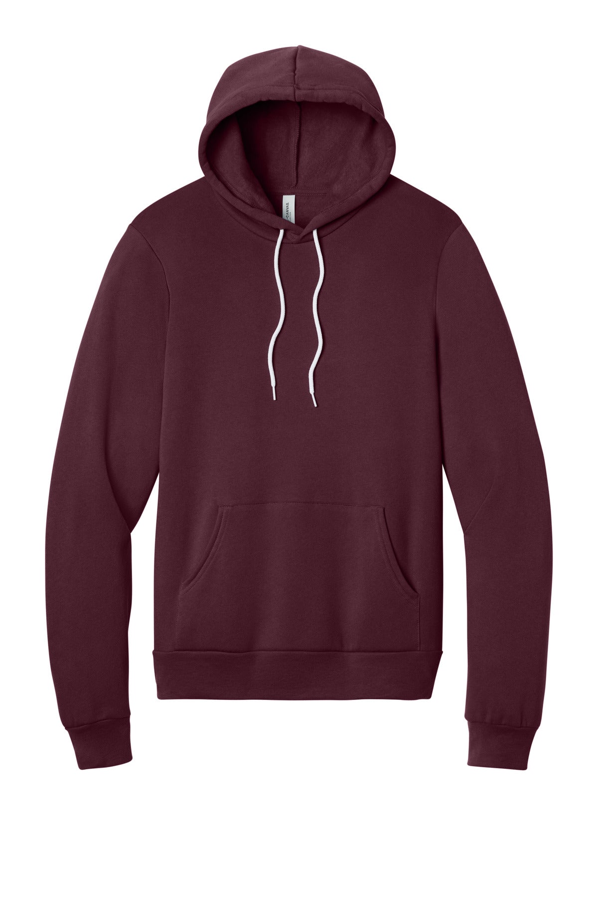 BELLA+CANVAS  Unisex Sponge Fleece Pullover Hoodie - Maroon