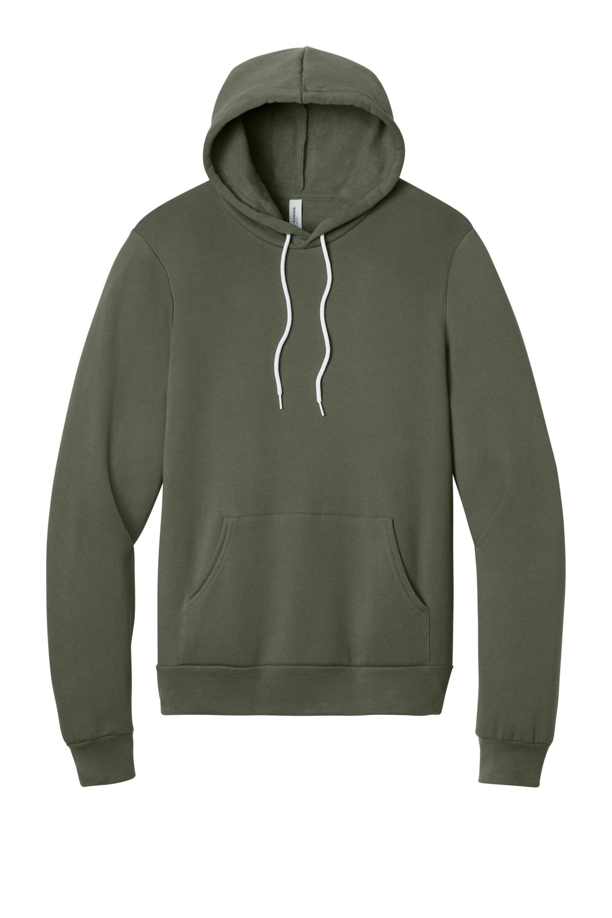 BELLA+CANVAS  Unisex Sponge Fleece Pullover Hoodie - Military Green