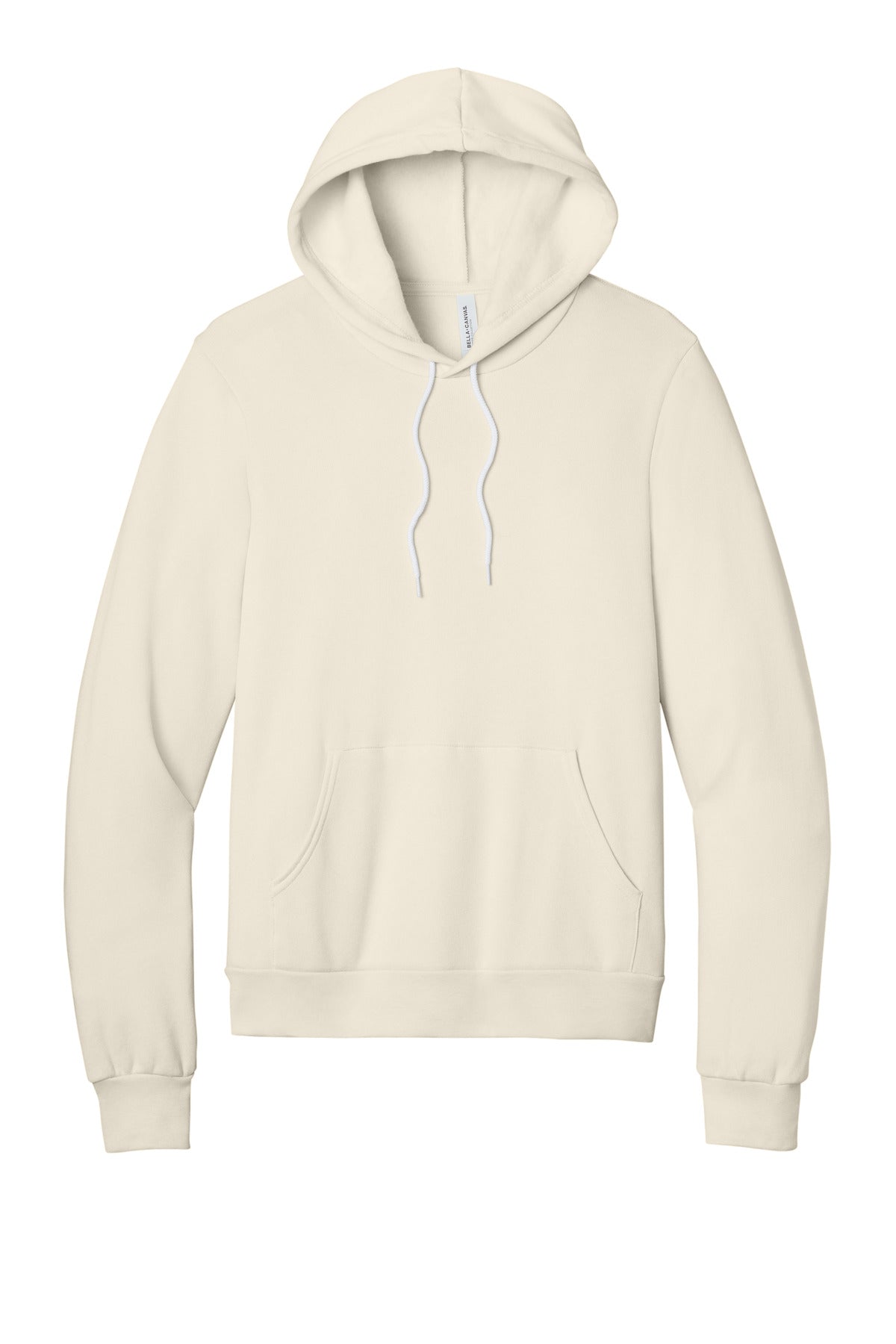 BELLA+CANVAS  Unisex Sponge Fleece Pullover Hoodie - Natural