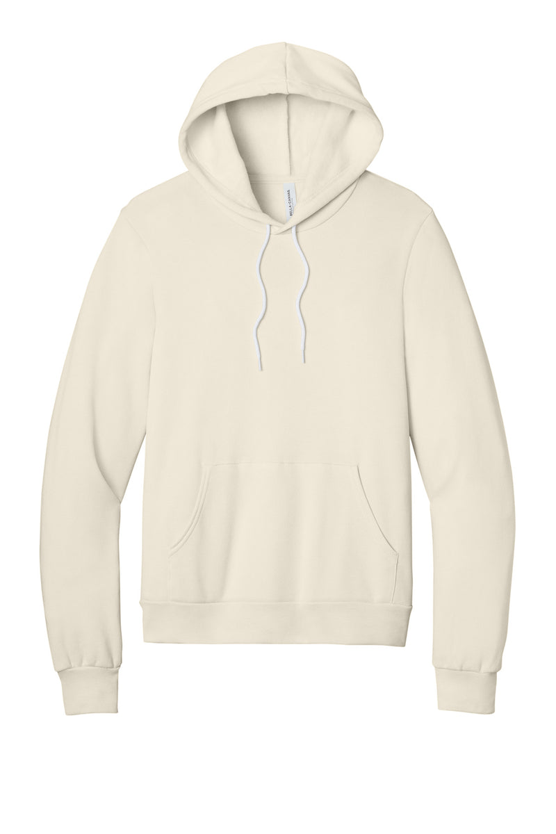 BELLA+CANVAS  Unisex Sponge Fleece Pullover Hoodie - Natural