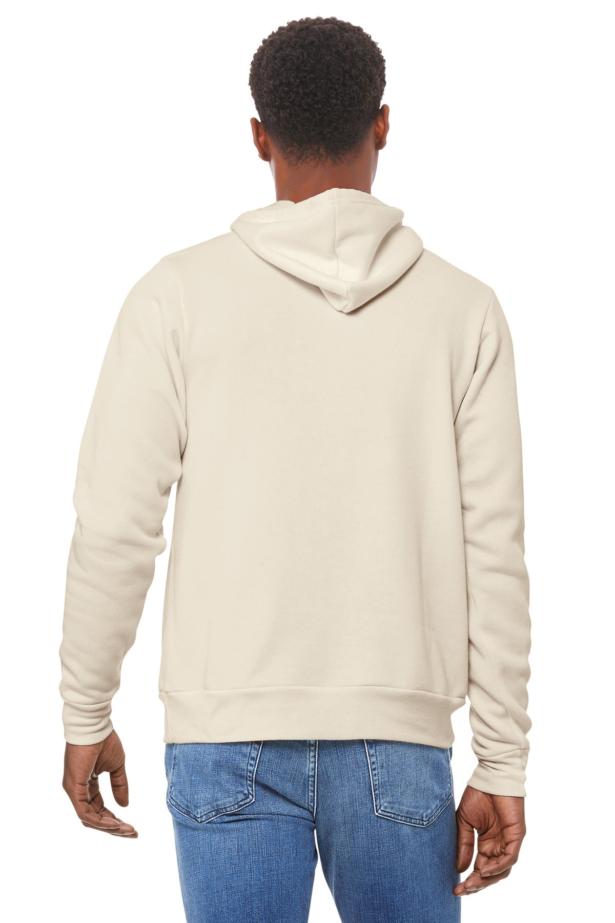 BELLA+CANVAS  Unisex Sponge Fleece Pullover Hoodie - Natural