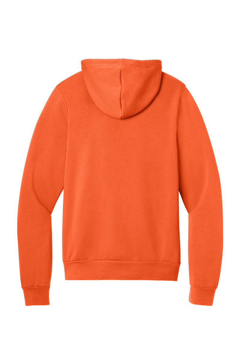 BELLA+CANVAS  Unisex Sponge Fleece Pullover Hoodie - Orange