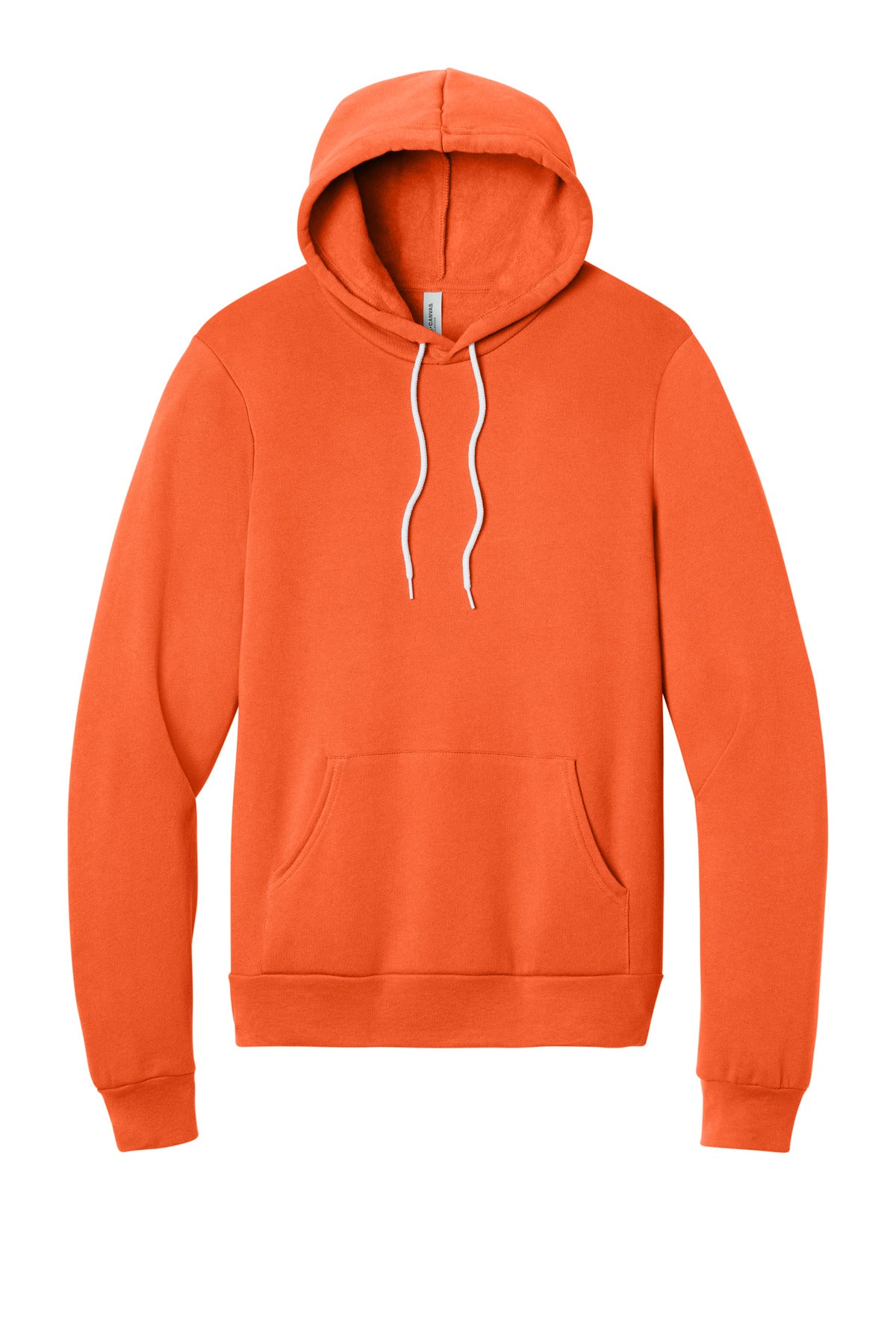 BELLA+CANVAS  Unisex Sponge Fleece Pullover Hoodie - Orange