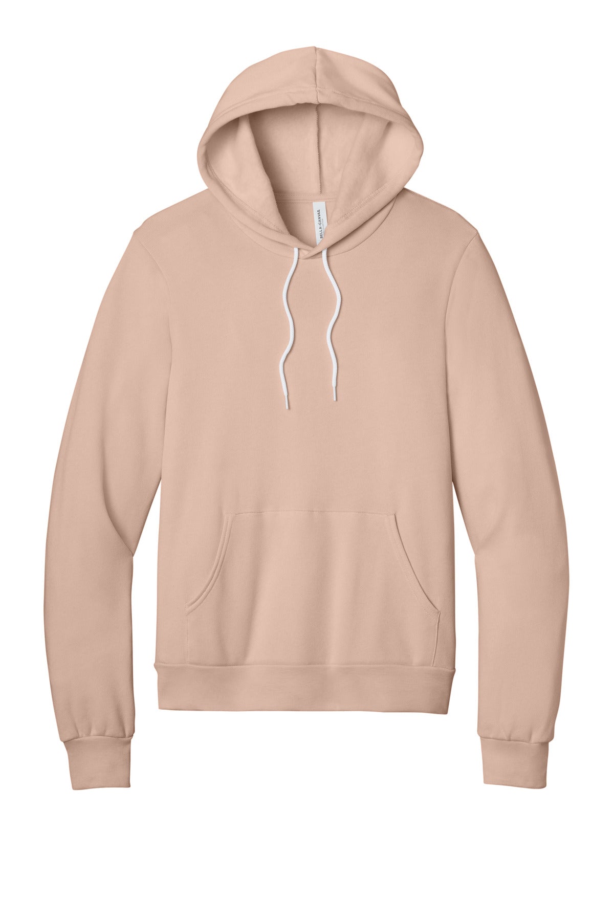 BELLA+CANVAS  Unisex Sponge Fleece Pullover Hoodie - Peach