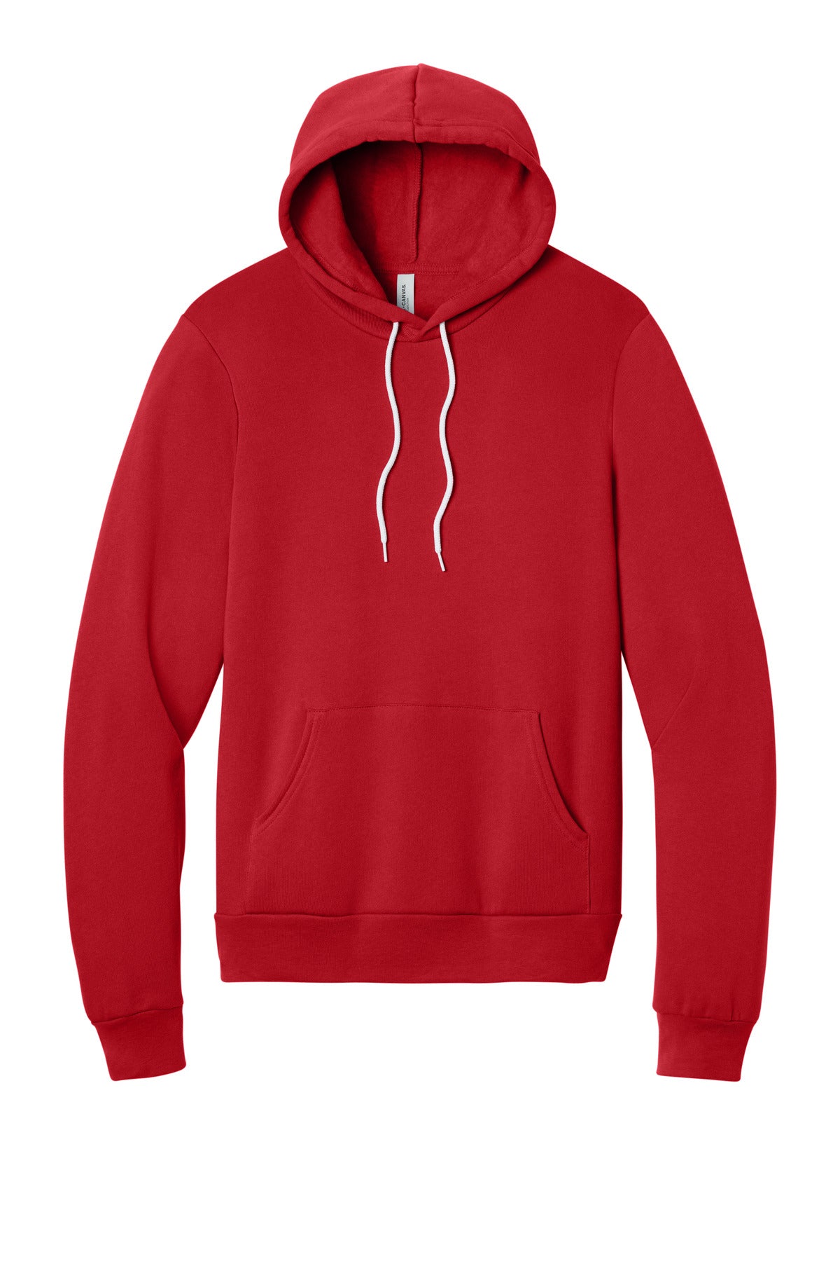 BELLA+CANVAS  Unisex Sponge Fleece Pullover Hoodie - Red