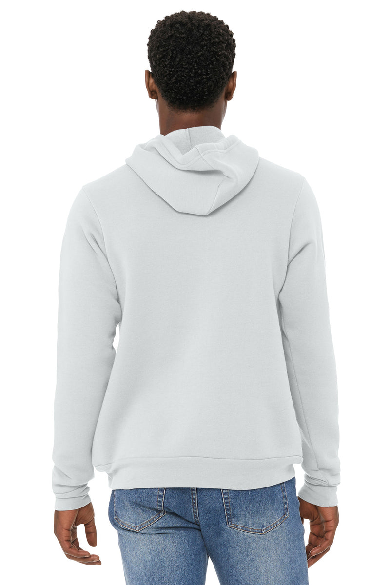 BELLA+CANVAS  Unisex Sponge Fleece Pullover Hoodie - Silver